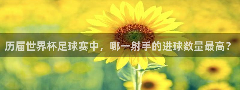 世预赛直播:历届世界杯足球赛中,哪一射手的进球数量最高?